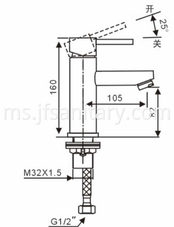 Size Of Wash Basin Mixer Single Lever